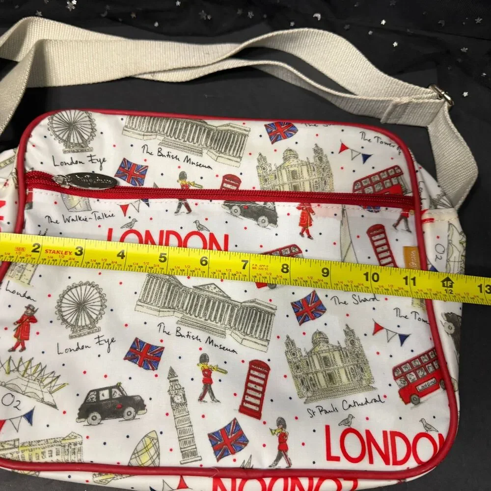 Milly Green London Crossbody Bag British Landmarks Big Ben